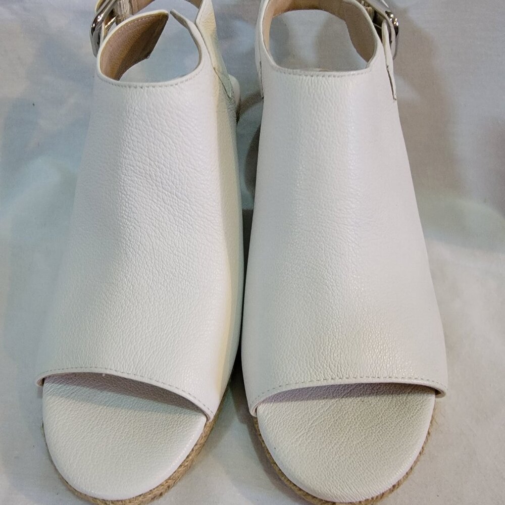 VIA SPIGA - White Espadrilles Wedge Sandals